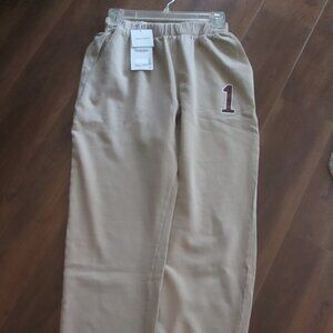 Zara Tan Jogging Trouser Pant Size Medium NWT